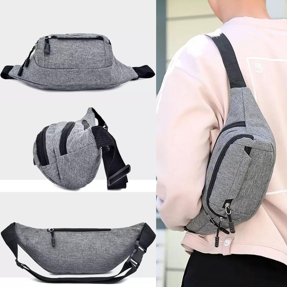 Sport Travel Adjustable Zip Pouch Wallet Money Belt Phone Bag Waist Bum Bag