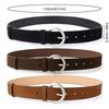 Fashion Pin Buckle Suede Leather Belt Luxury Design Versatile Women Waist Belt Frosted Waistband Coat Skirt Decoration