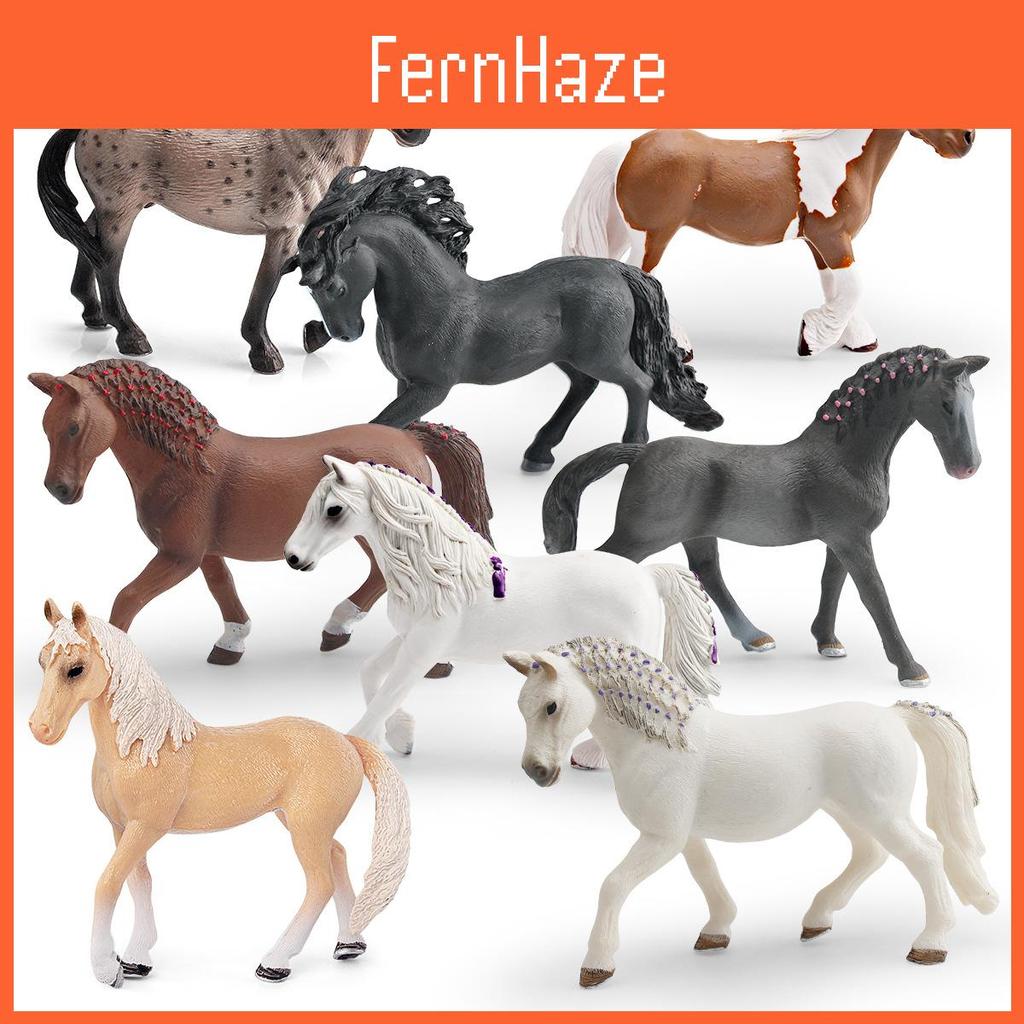 Realistic Pvc Wild Animal Horse Model For Childrens Educational Playroom Decor
