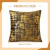 Throw Pillow Cover 17x17 Inch Washable Cushion Luxury for Hotel Farmhouse Sofa Office