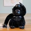 Fluffy Orangutan Gorilla Chimpanzee Plush Toy Stuffed Zoo Animal Plushie Peluche Black Monkey Doll Kids Companion Gift