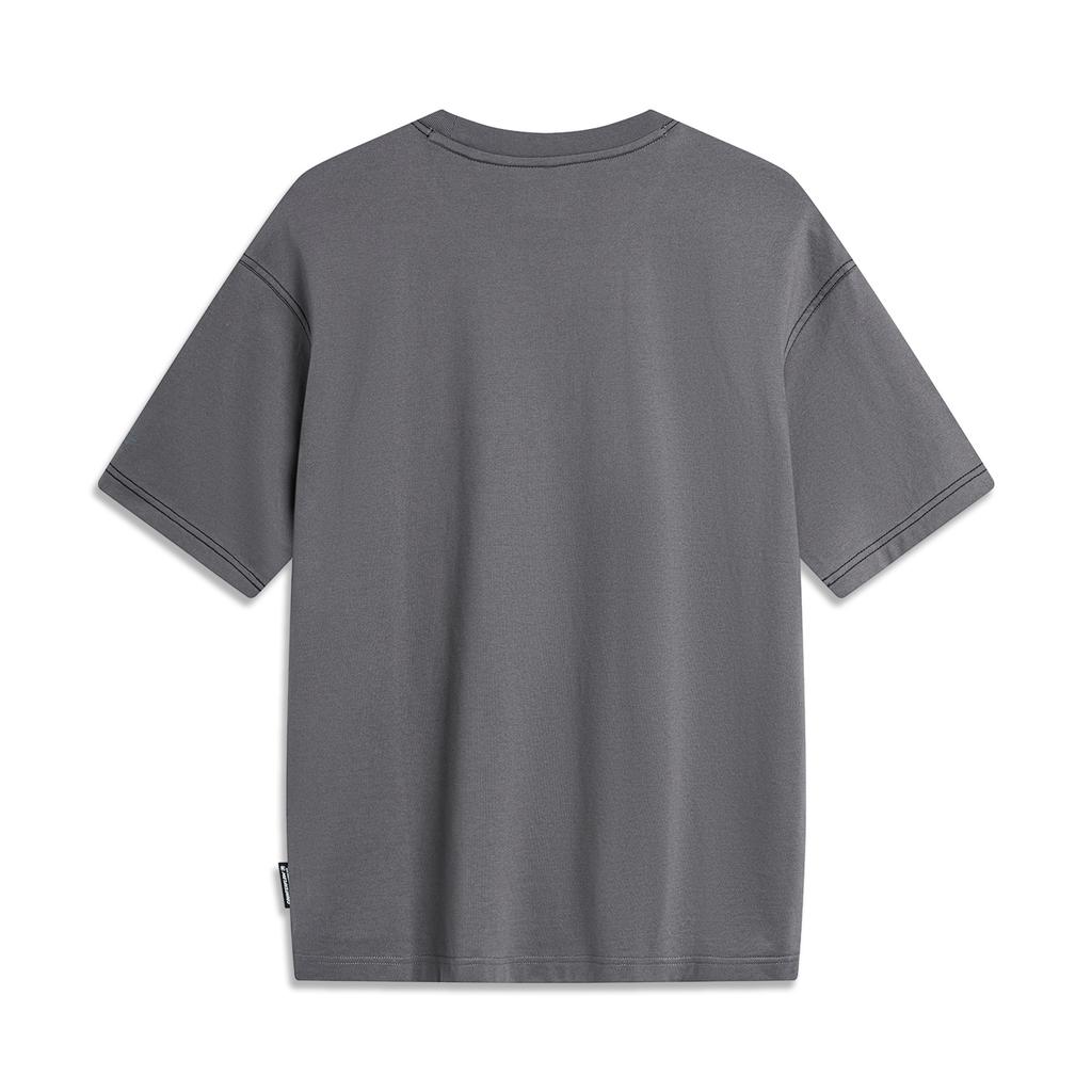 Li Ning CF Comfort Casual Round Neck Short Sleeve T-Shirt Men Tops ATSU613-1