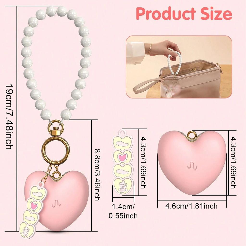 Compact Female Vibrator with App Control Has 9 Vibration Modes Mini Clitoral Stimulator G-spot Vaginal Stimulator Couple Decorative Vibrator Pendant