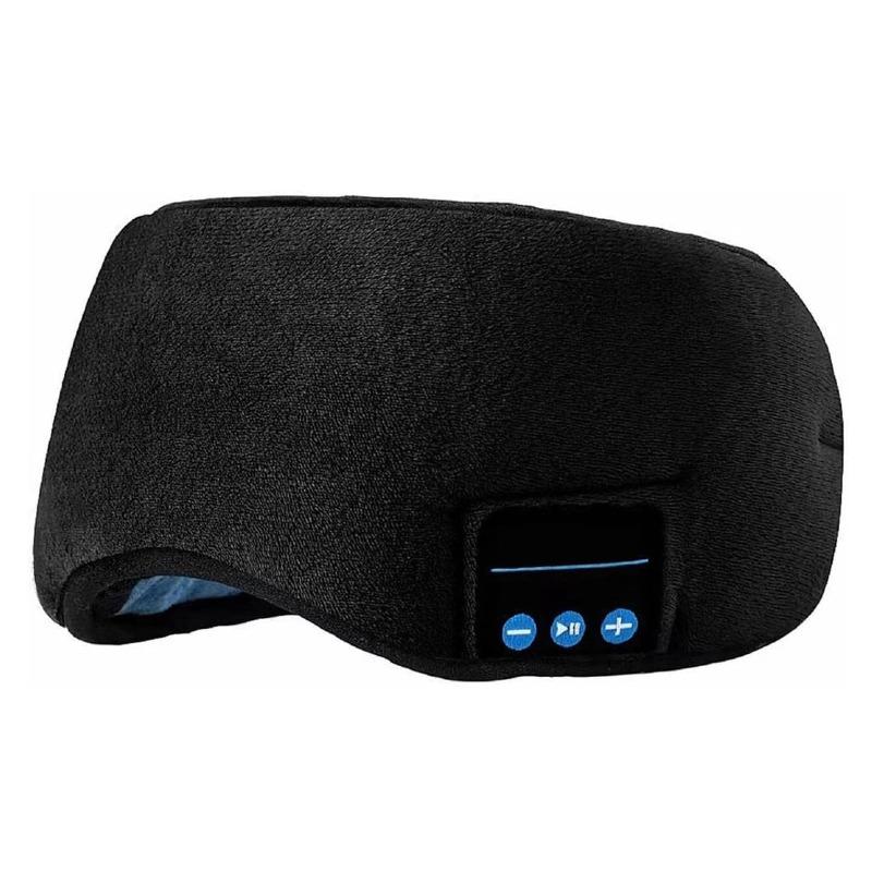 Maschera per Occhi Bluetooth Maschera per Occhi da Sonno con Cinturino Regolabile e Cuffie per Chi Dorme su un Lato Viaggio Yoga