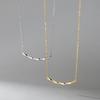 Sterling Silver Choker Twist Necklace for Women Fashion Elegant Charms Geometric Korean Chain Jewelry Accessories