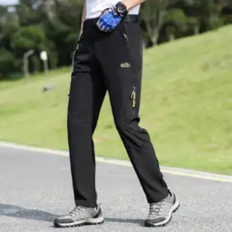 Schnelltrocknende Herren Sommer Dünne Elastische Atmungsaktive Lockere Große Größe Jacke Hose Outdoor Sport Freizeithose