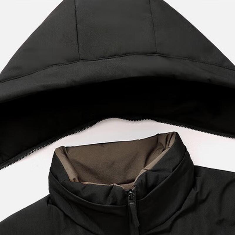 FIRS Men's Winter Padded Jacket with Detachable Hood