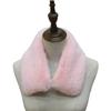 1Pc Thicker Warm Fluffy Faux Fur Scarf Leather Collar Women Shawl Winter