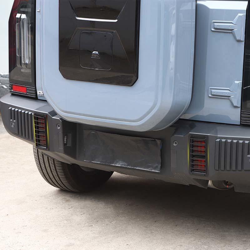 Car Front Bumper Daytime Running Light Rear Bumper Fog Lampshade Protecctive Decoration Stickers For Jetour Traveler  T2 2024 Up Exterior Accessories