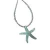 Verstellbare Cool Starfish Anhänger Halskette Kinder Hals Schmuck Kinder Modeschmuck Geeignet für Jungen und Mädchen Geschenk