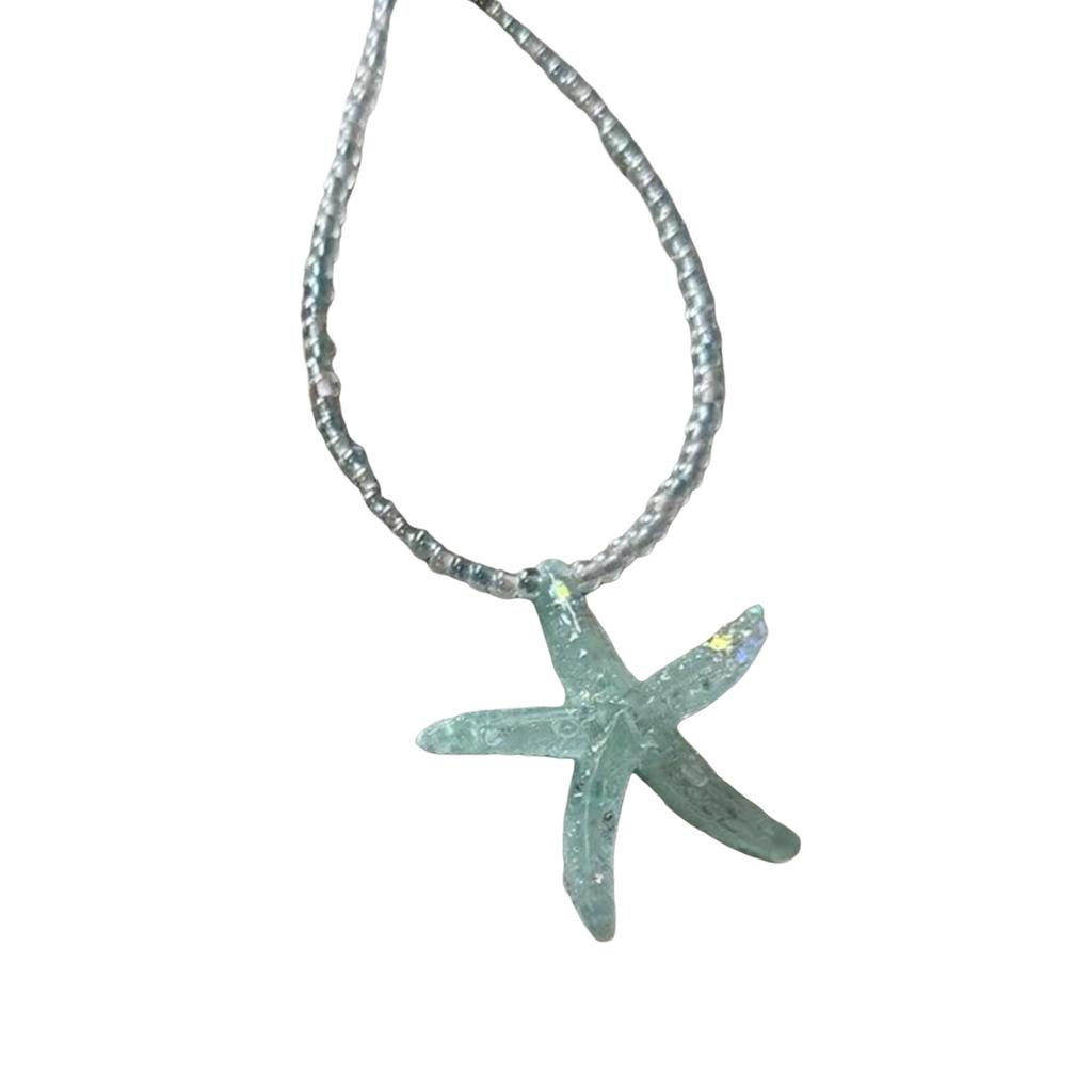 Verstellbare Cool Starfish Anhänger Halskette Kinder Hals Schmuck Kinder Modeschmuck Geeignet für Jungen und Mädchen Geschenk