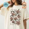 Comfort Colors Pray More Fear Less Shirt, Christian Floral Tee, Faith Based Shirt