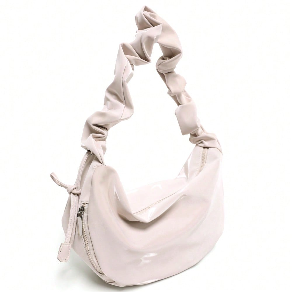 Sac Nuage Sac d'Été pour Femmes Sac Bandoulière Grande Capacité Sac Ravioli Sac à Bandoulière Souple white