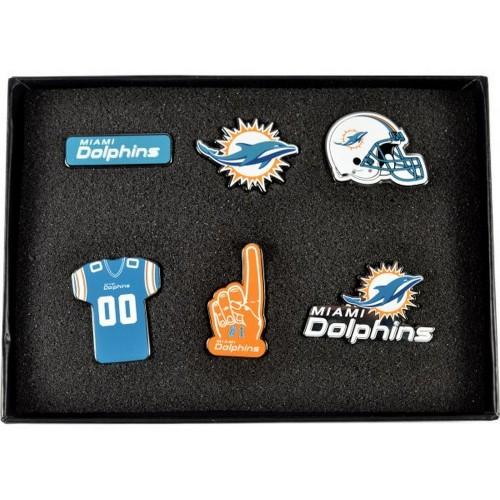 Miami Dolphins Executive Badge Set (Pack of 6)