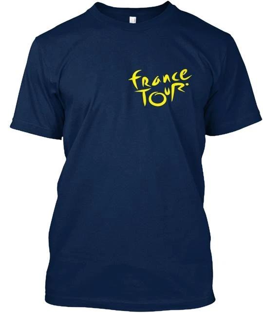 Tours De France Cycle T Shirt Made In the USA Size S To 5XL