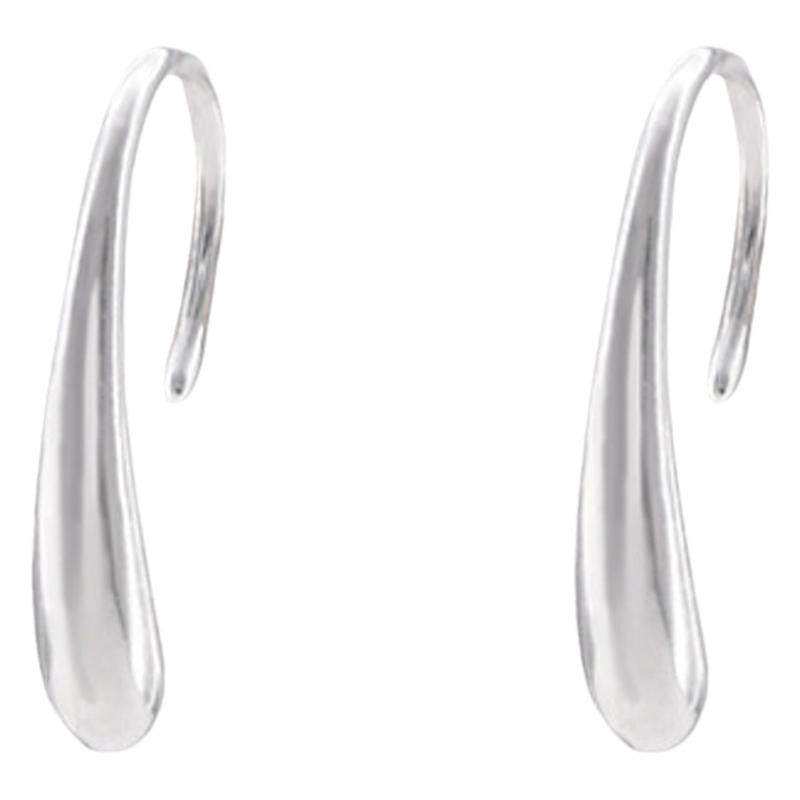 Simple Minimalist Style Water Drop Ear Hook Earrings Girls Light Luxury Niche Senior Sense Temperament Versatile New Earrings Ambience Back To School