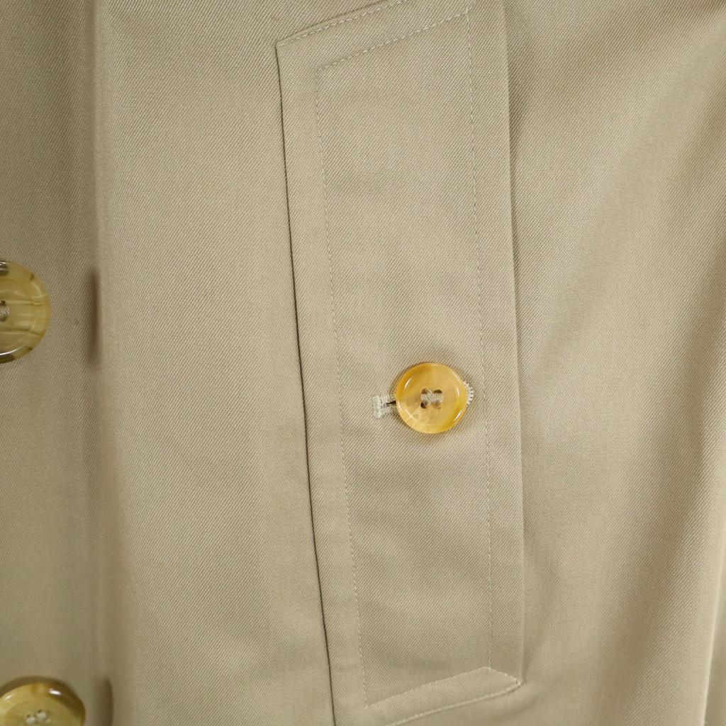 Burberrys Años 90 Hecho en Inglaterra Old Back Gabardina Nova Check 46 beige Hombre Usado