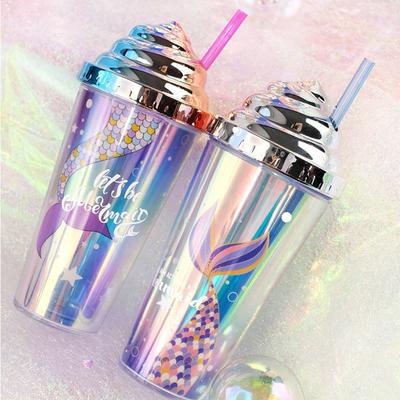 Fashion Straw Cup Double Wall Reusable Multipurpose