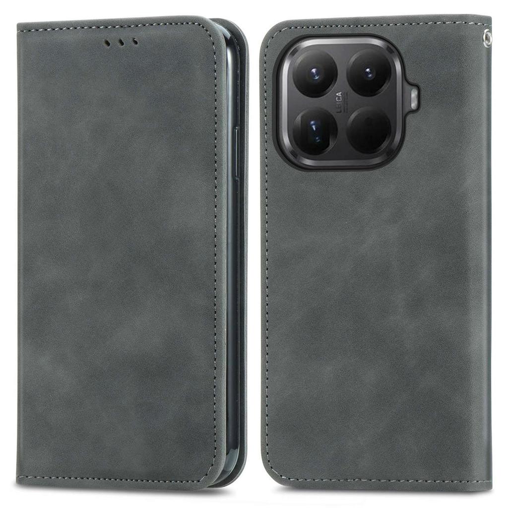 For Xiaomi 15T Pro Leather Case with Card Holder Magnetic Absorption Phone Cover
