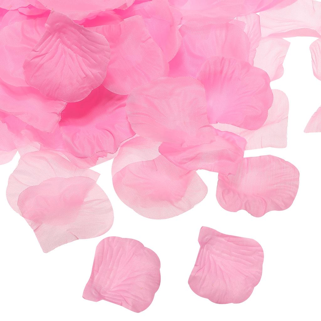 1000Pcs Artificial Rose Petals Fake Flowers Silk Petal Decoration Supplies for Romantic Night Wedding Party Event Decor