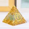 7Pcs Pyramid Set With Gift Box 3Cm Natural  Stone Pyramid  Energy Tower Home Decorative Ornament Home Decor