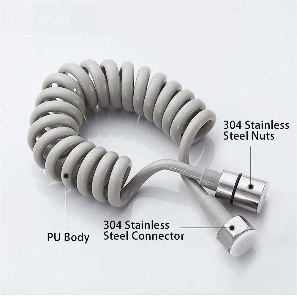 1Pcs Toilet Bidet Spring Shower Hose Bathroom Accessories Telephone Line Sprayer Connect Pipe Flexible 1.5M/2M /3M/5M