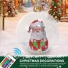 Christmas Luminous Inflatable Decorative Ball Outdoor Balloon Ornament Snowflake Blow Up Ornaments for Outdoor Garden Decor