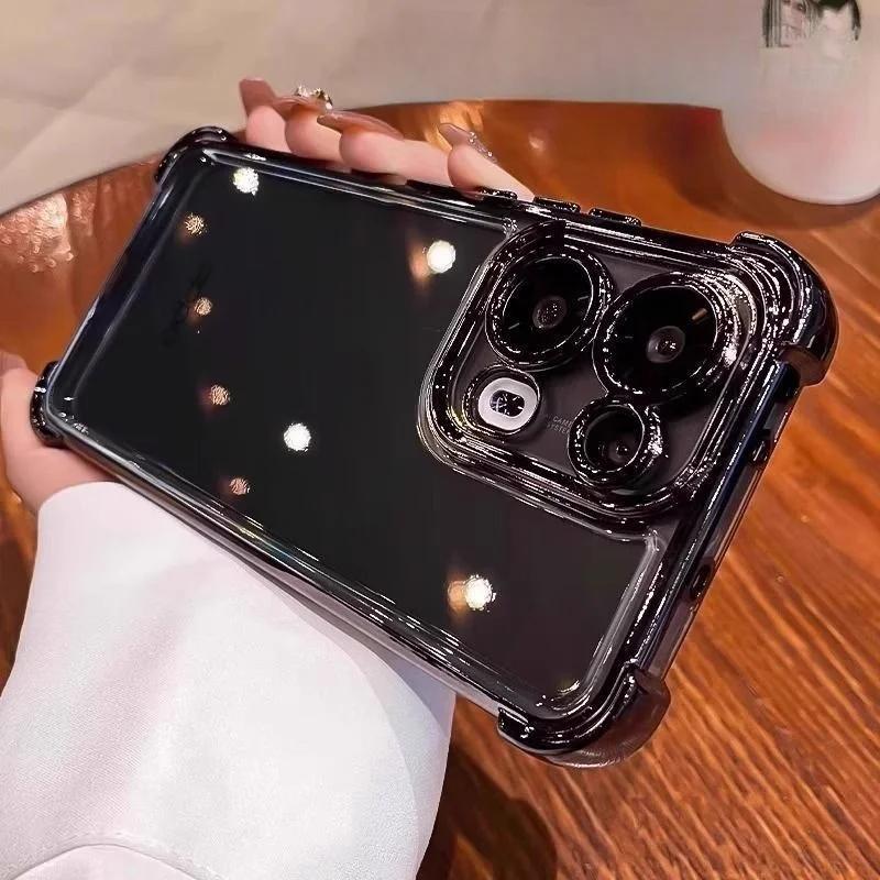 Luxury Clear Plating Case For Redmi 15C Note 14 4G 13 Pro 5G 12 11 10 PRO 12S 11S 14C 13C 12C 9C A5 A3 A2 A1 9A 10C cover Airbag