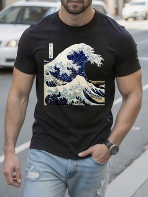Unisex'S Japanese Kanagawa Great Wave Off Kanagawa T-Shirt