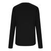 Ladies' Casual And Fashionable Solid Color Round Neck With Warm Long Sleeved T-shirt Top