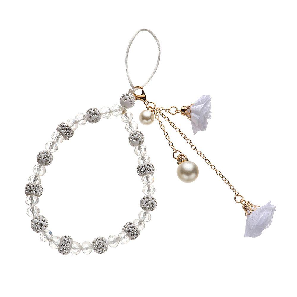 Phone Strap Lanyard Mobile Phone Lanyard Keychain Wrist Rope Anti-lost Lanyard Flower Pendant