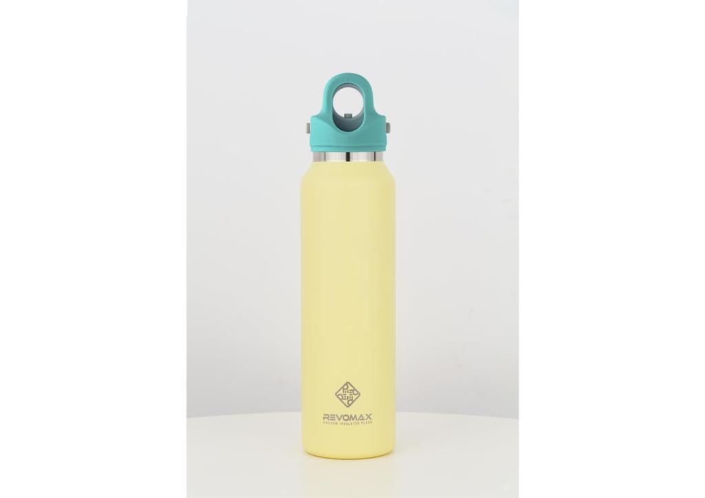 16oz 473ml ByYOU Best Seller Carbonated Stainless Steel Keeps Drinks Hot for 18 Cold for 36 Vacuum Gift REVOMAX Yellow X Turquoise [REVOMAX Official]