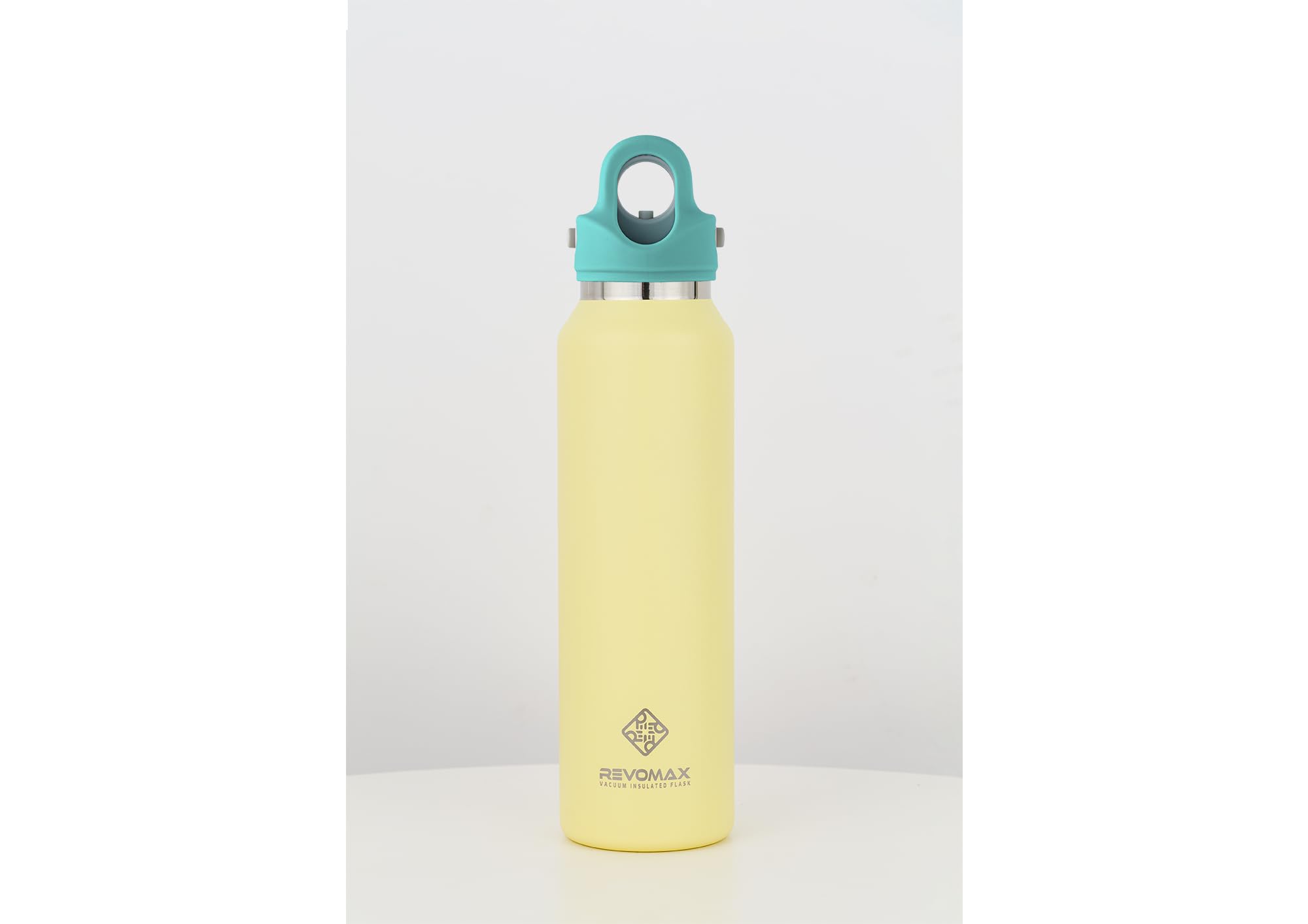 

16 унций 473 мл Бестселлер ByYOU Газированная нержавеющая сталь Сохраняет напитки горячими 18 часов, холодными 36 часов Вакуумный подарок REVOMAX Желтый x Бирюзовый [Официальный REVOMAX]