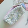 176 Flower Design Women Toiletry Organizer for Traveling Portable Canvas Makeup Bag
