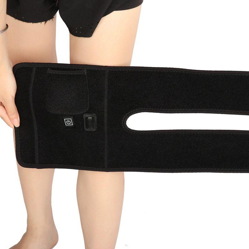 Electric Heating Knee Brace Wrap Far Infrared Vibration Massager Knee Support Outdoor Sport Knee Protector
