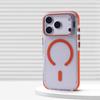 Invisible Alloy Lens Stand Magnetic Armor Case For iPhone 17 Air 16 15 14 Plus 13 12 Pro Max Magsafe Anti-Slip Transparent Cover