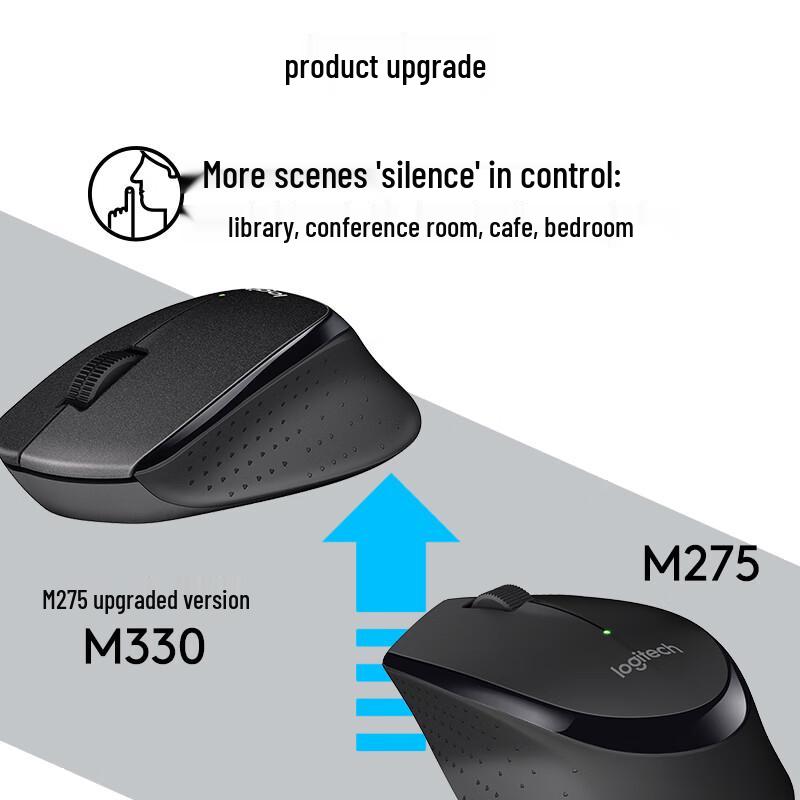 Logitech M330 Silent Wireless Mouse