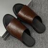 Men's 2025 Genuine Leather Roman Sandals - Casual Summer Beach Shoes 47/48