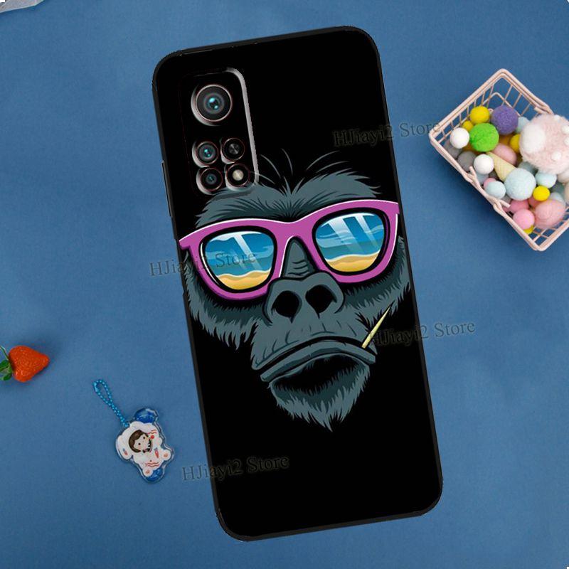 Cartoon Monkey For Xiaomi Mi 11T 10T 12 Pro Mi 11 Lite Case For POCO X3 Pro GT F3 F1 M3 M4 X4 Pro Cover