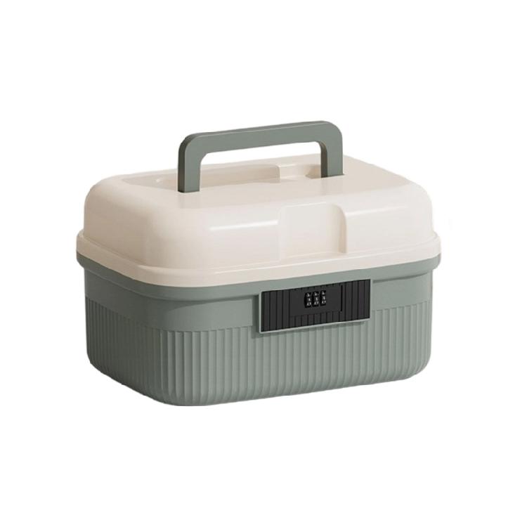 Личный ящик для хранения документов с кодовым замком водостойкая конструкция готов к путешествиям прочный корпус из АБС-пластика S 1760₽