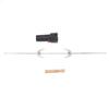 Kit Griglia da Arrosto con Motore Elettrico a Batteria Rotazione Automatica Kit Portatile da Arrosto per Campeggio BBQ