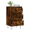 Sideboard Smoked Oak 40 X 35 X 70 Cm Particleboard
