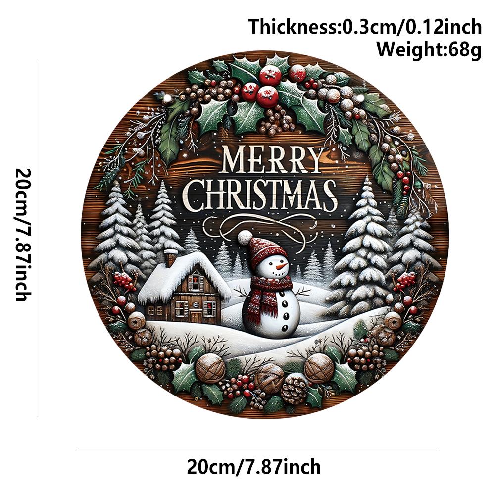 Charming Snowman Wood Signage-perfect for Christmas and New Year Decorations, Holiday Party Gifts, Room and Home