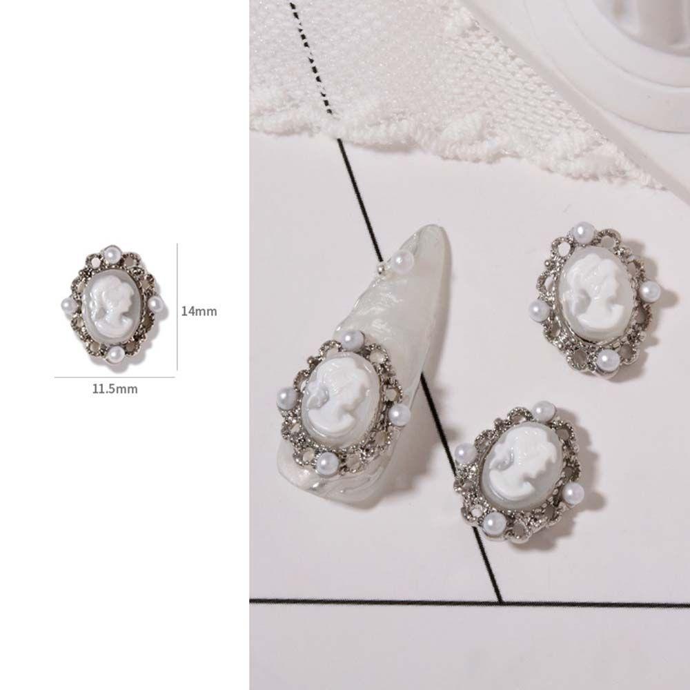 Abstract Pearl Luxury Manicure Beauty Head Ornaments Nail Art Rhinestone DIY Nail Decoration
