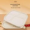 Corn Starch Biodegradable Four-Compartment Lunch Box