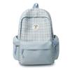 Schoolbag Korean Style Instagram Schoolbag for High School Girls, Large Capacity Fresh Plaid Backpack, Backpack for Junior High School, High School