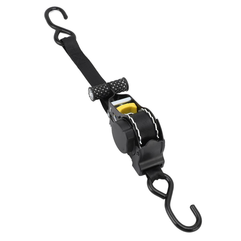 Einziehbarer Ratsche Zurrgurt 3m 679kg Bruchlast Selbstaufrollendes Spanngurt für LKW Ladung Anhänger ATV SxS