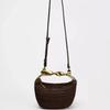 Summer  Women's Bag Women's Shoulder Crossbody Bag Woven Straw Bag Seaside Beach Rattan Bag