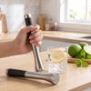 304 Stainless Steel Ice Crusher Anti-Slip Wood Handle Ice Crushing Hammer Lemon Squeezer  Bar Tool