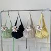 Korean Nylon Shoulder Bag Large Capacity Crossbody Bag Trendy Drawstring Tote Bag  Girls